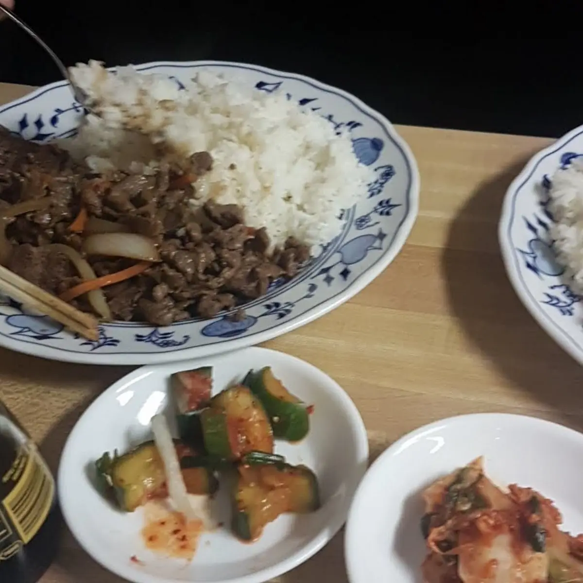 Jap Chae with White Rice