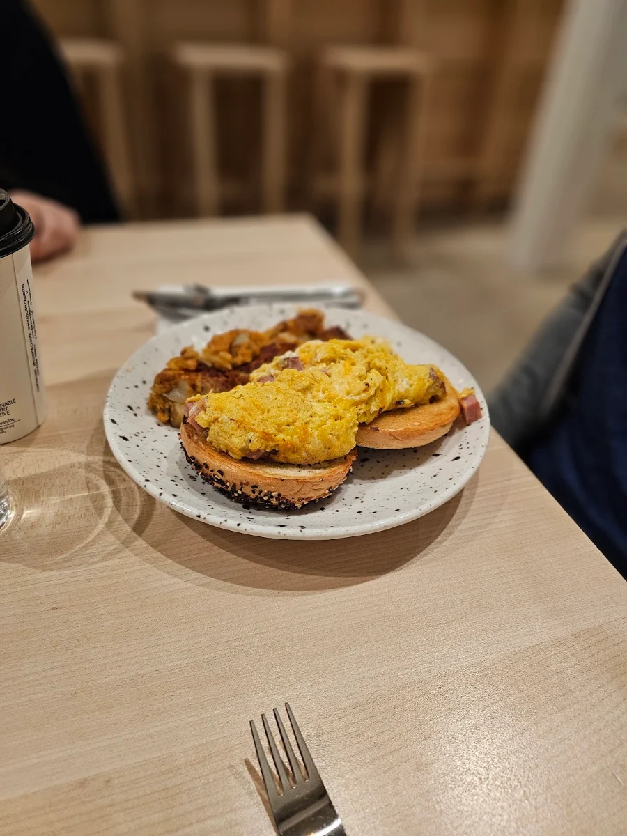 Open-Faced Bagel
