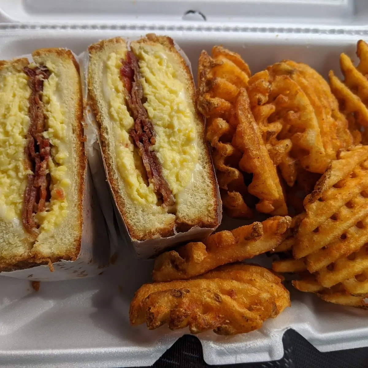 Bacon Melt on Cheesy Texas Toast