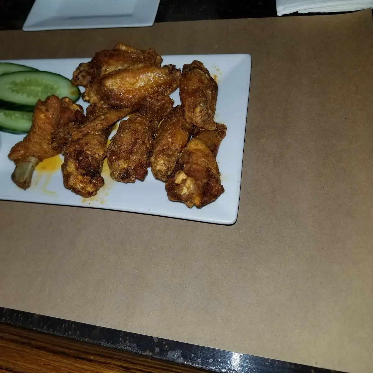 Dry Rub Chicken Wings Appetizer