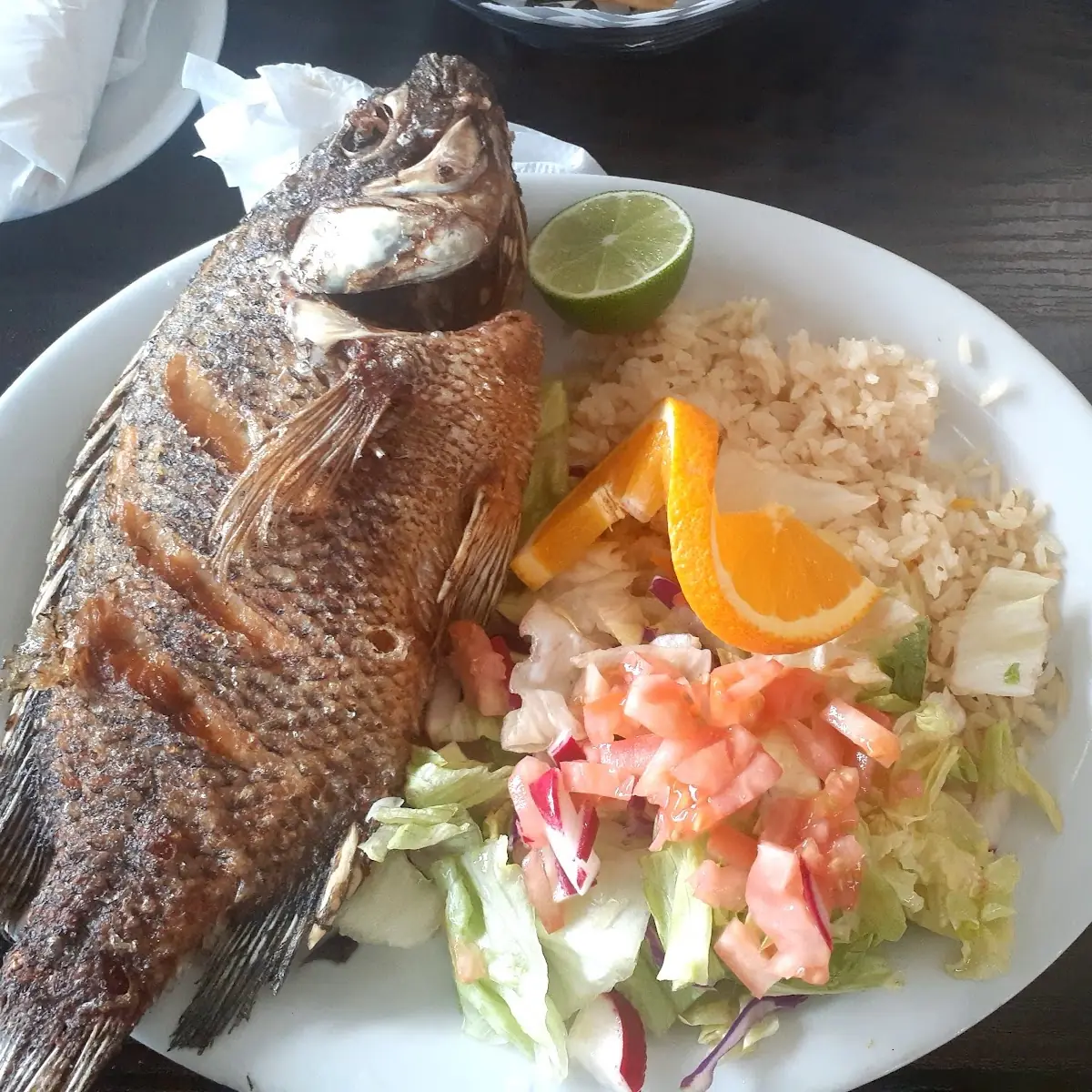 Mojarra Frita Fried Tilapia