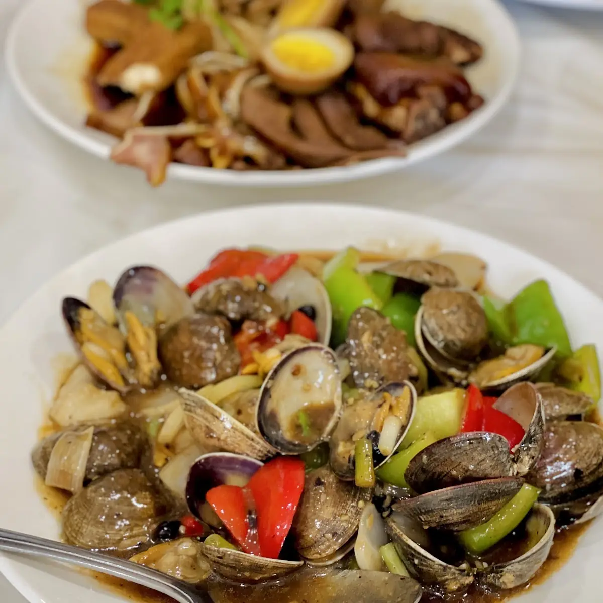 Clams with Black Bean Sauce