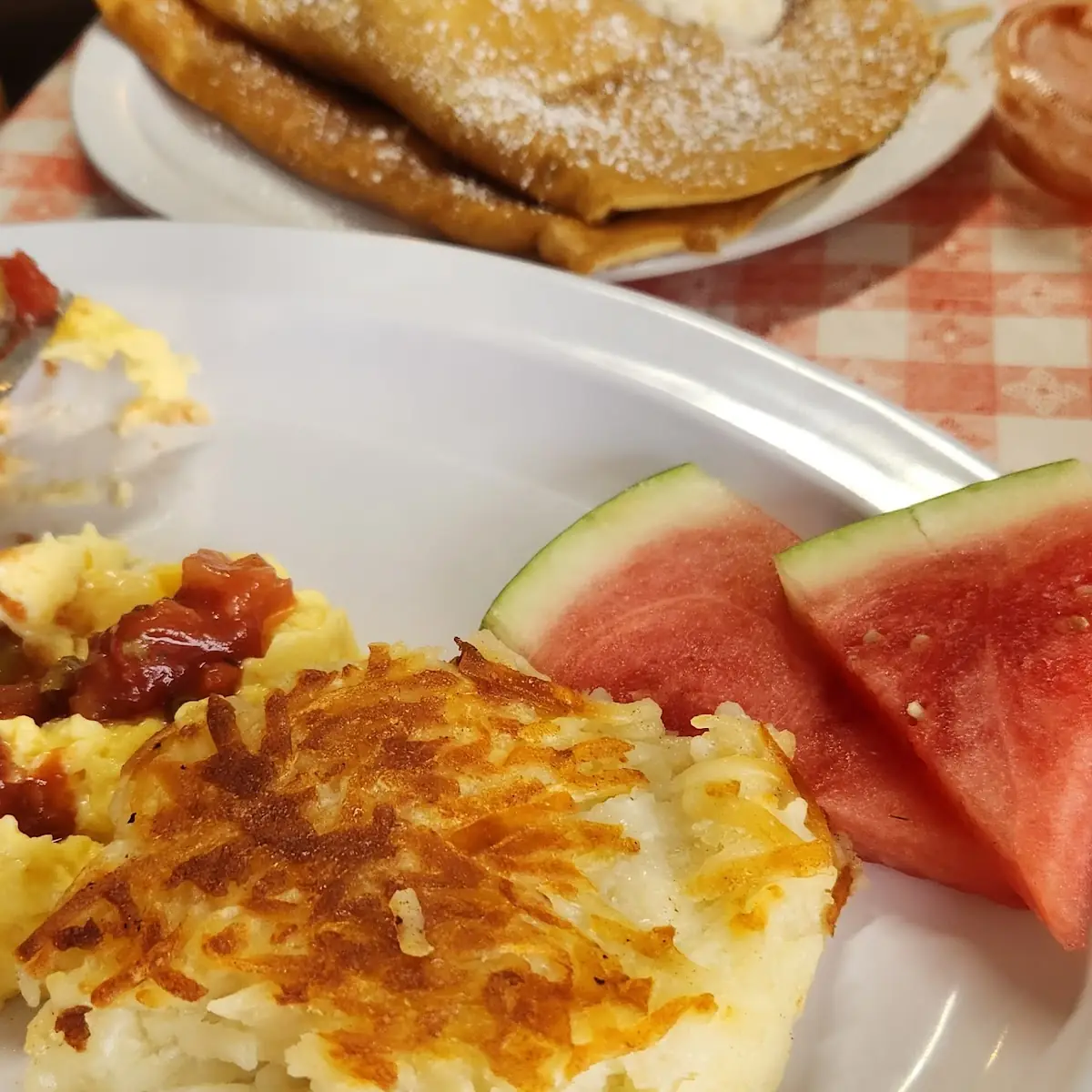 With Two Eggs and Hashbrowns