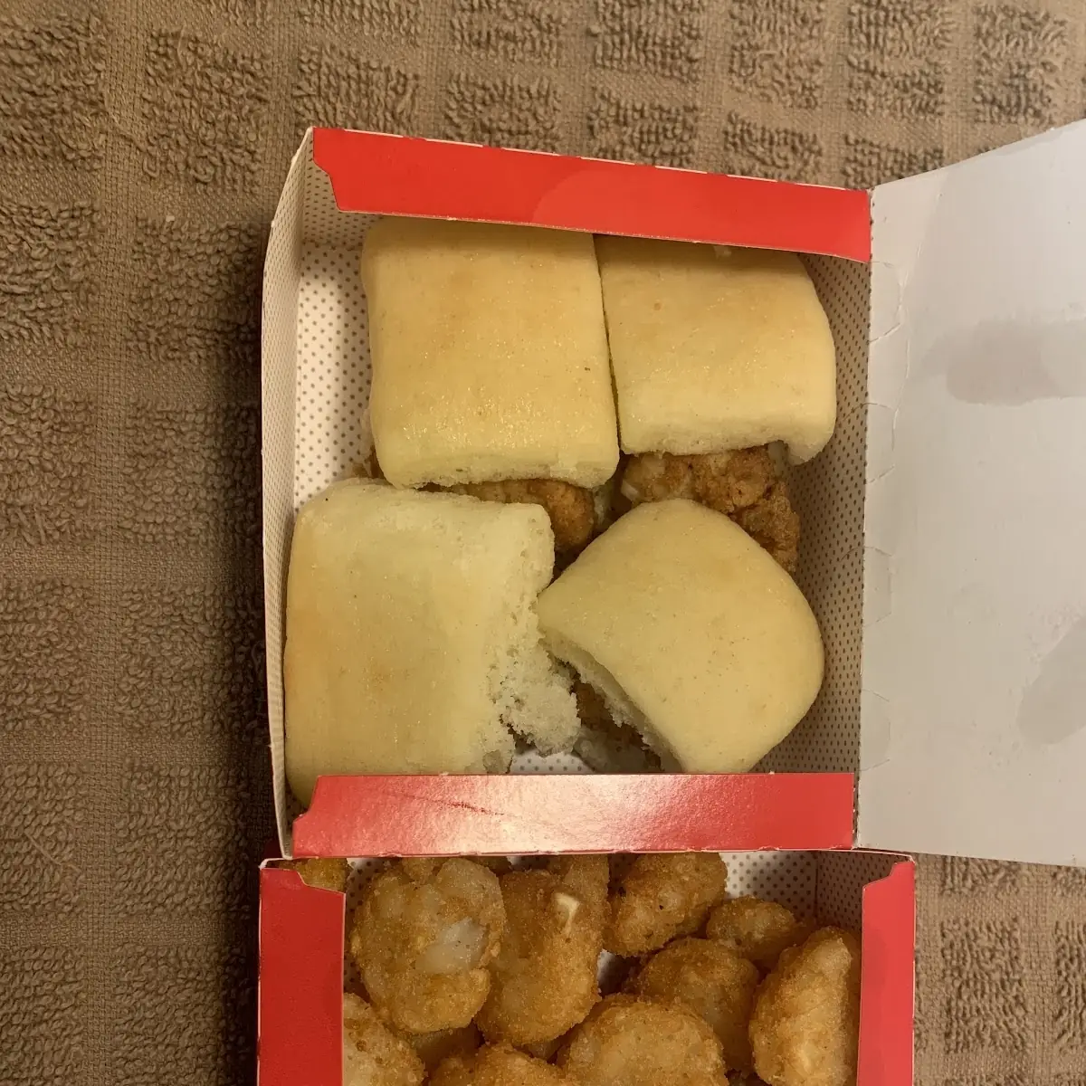 Chick N Minis and Hash Browns