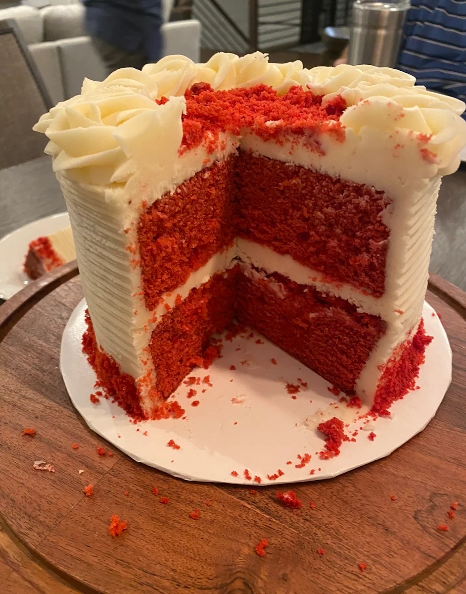 Red Velvet Cake with Vanilla Buttercream