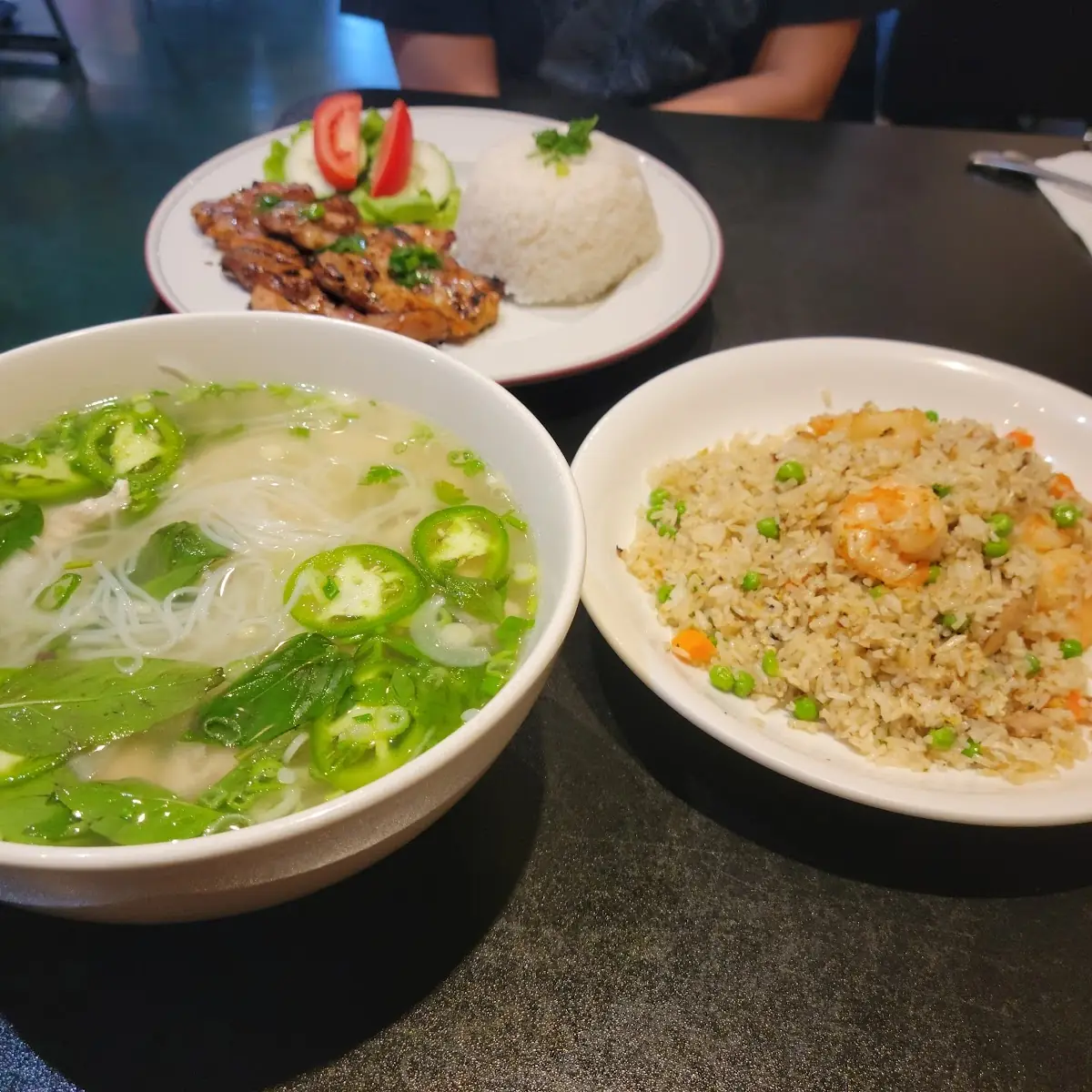 Chicken Pho & Fried Rice