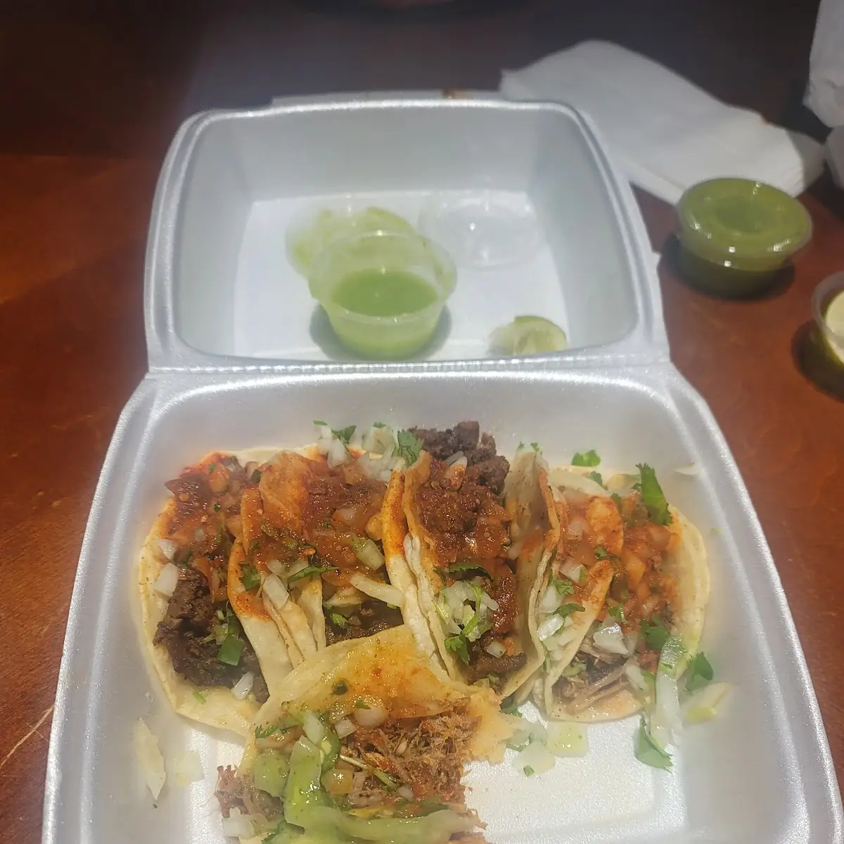 El Pastor Taco and Carnitas Taco