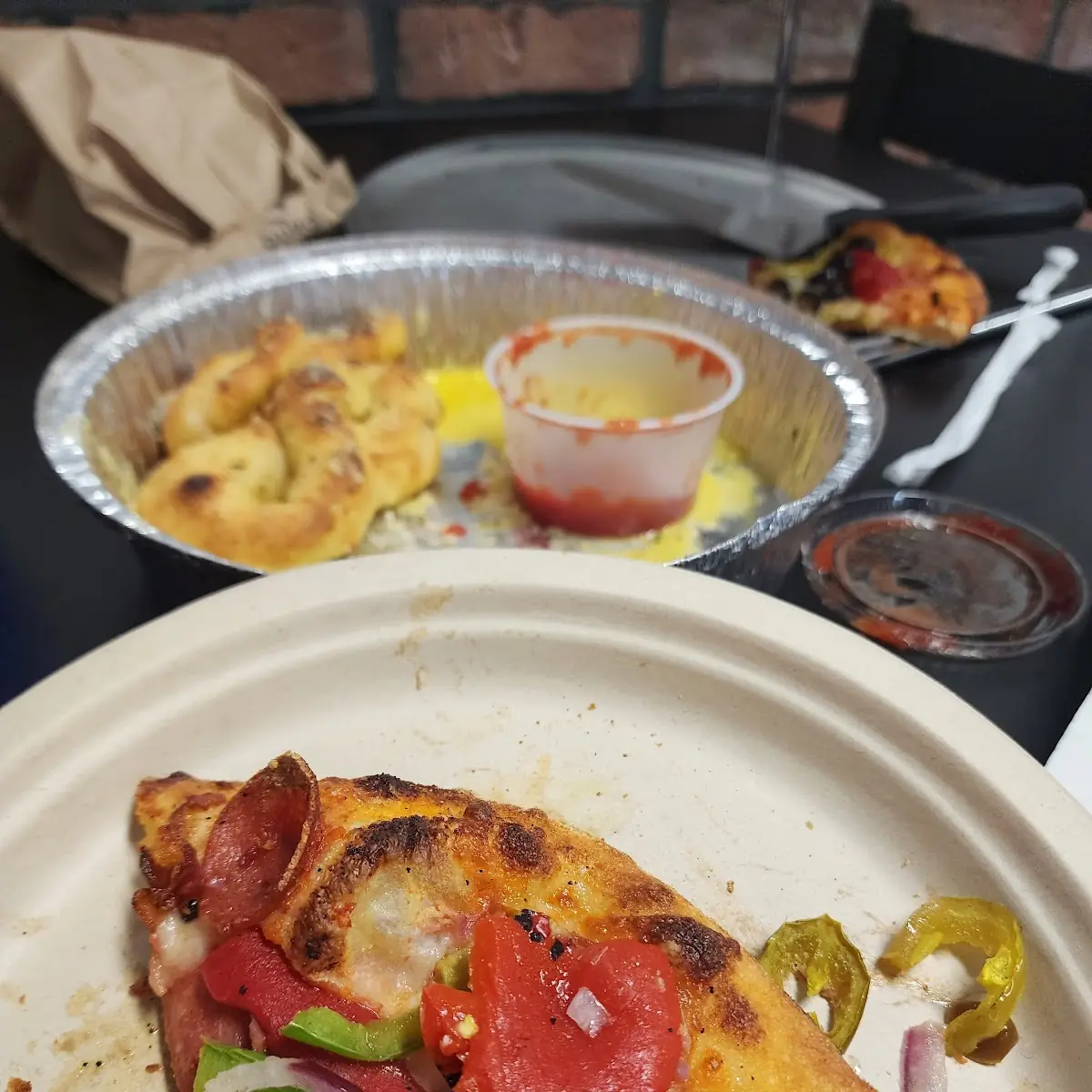 Supreme Pizza and Knotted Breadsticks