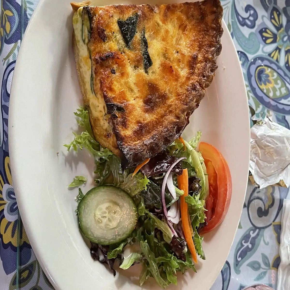 Served at Lunch Brunch Only - La Quiche Maison