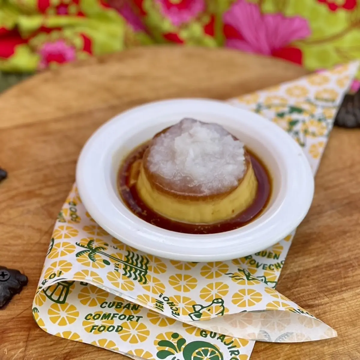 Milk Custard with Coconut Flan De Coco V