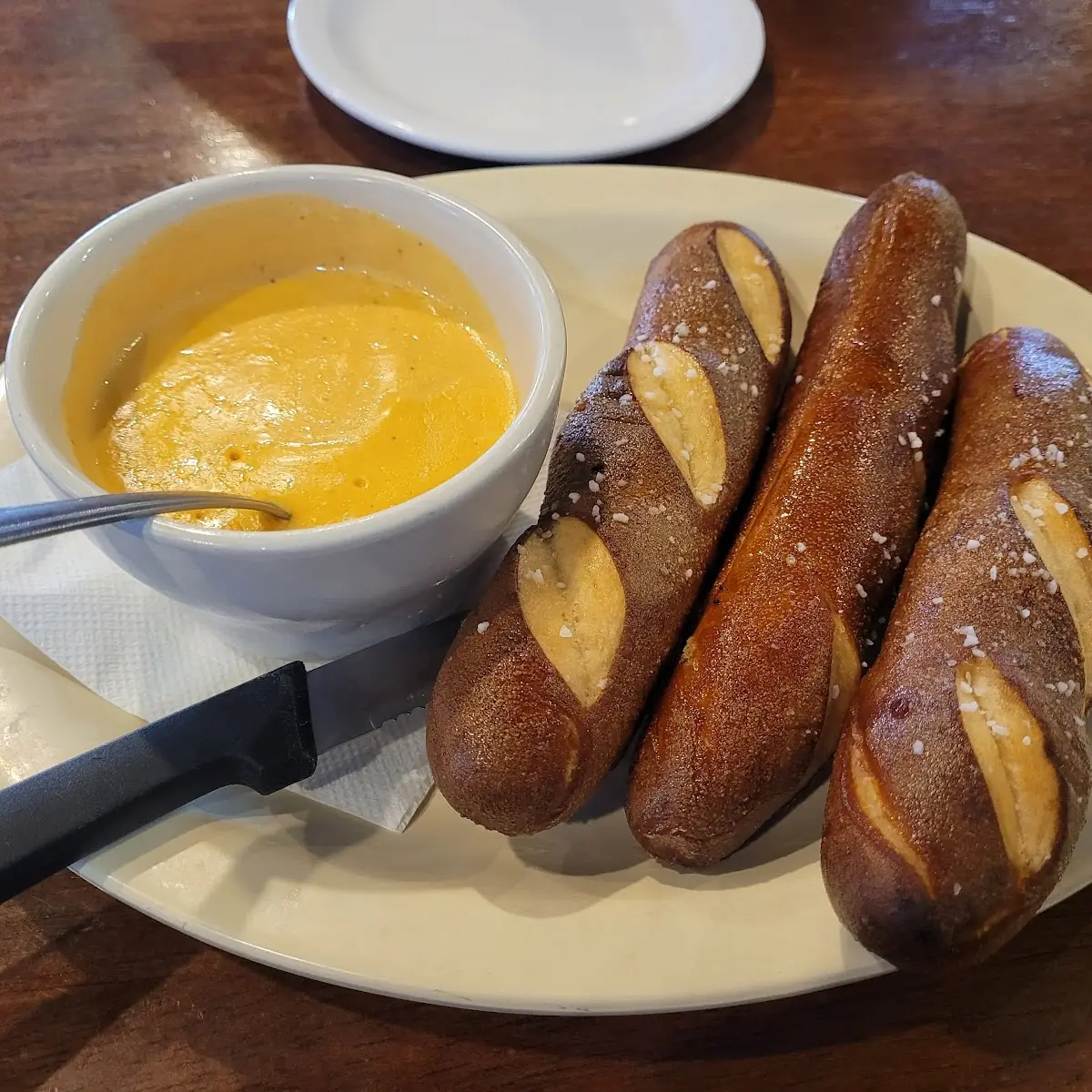 Bavarian Pretzel Sticks with Beer Cheese Dip