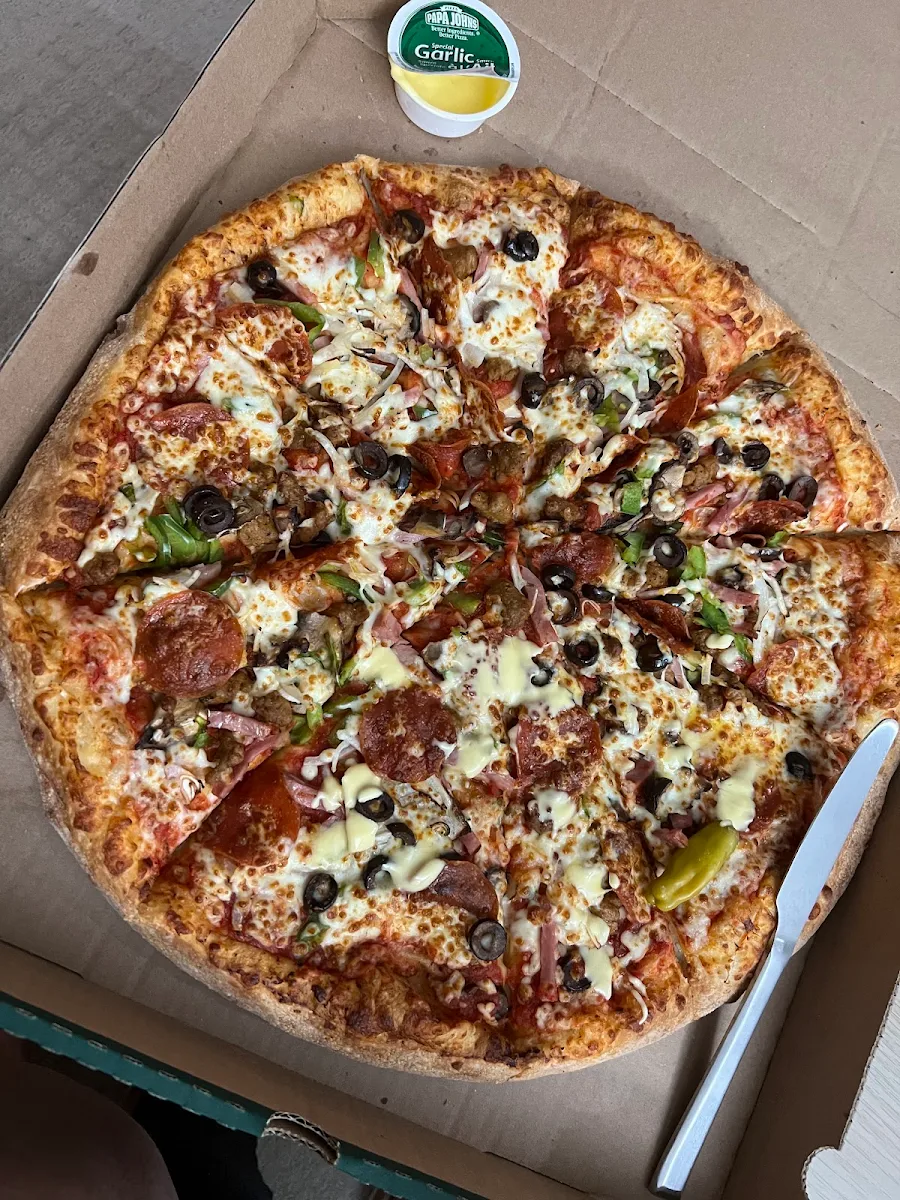 The Works Pizza, Papa Johns Pizza