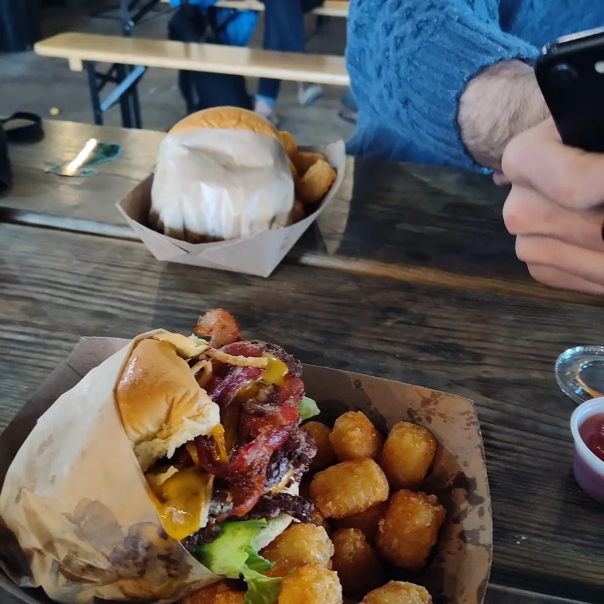 Old Fashioned Burger Made Thicc