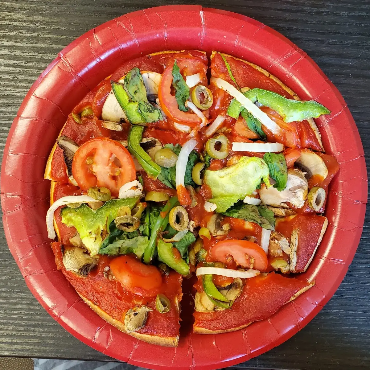 7 No Cheese Pizza