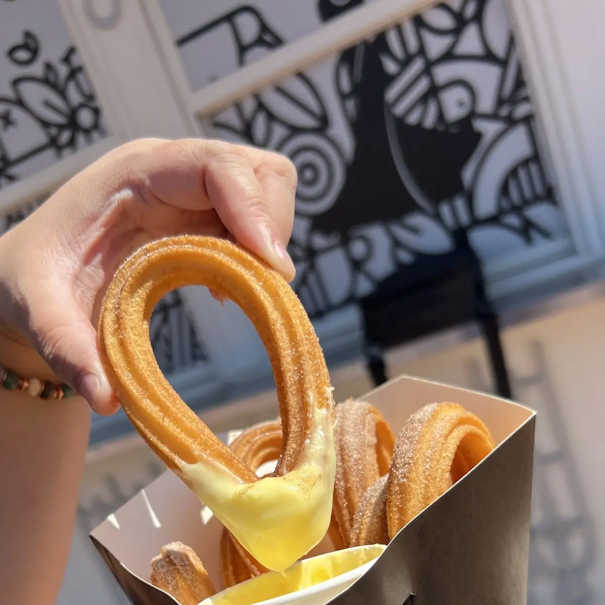 Churros with Cinnamon Sugar and Dips