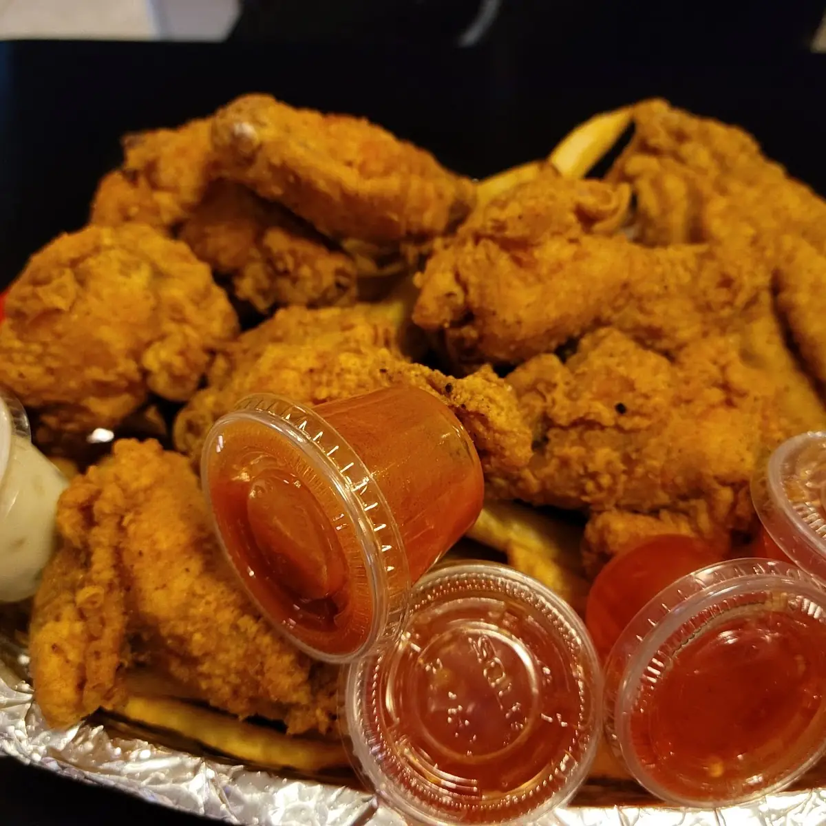 Fried Wings and Fries
