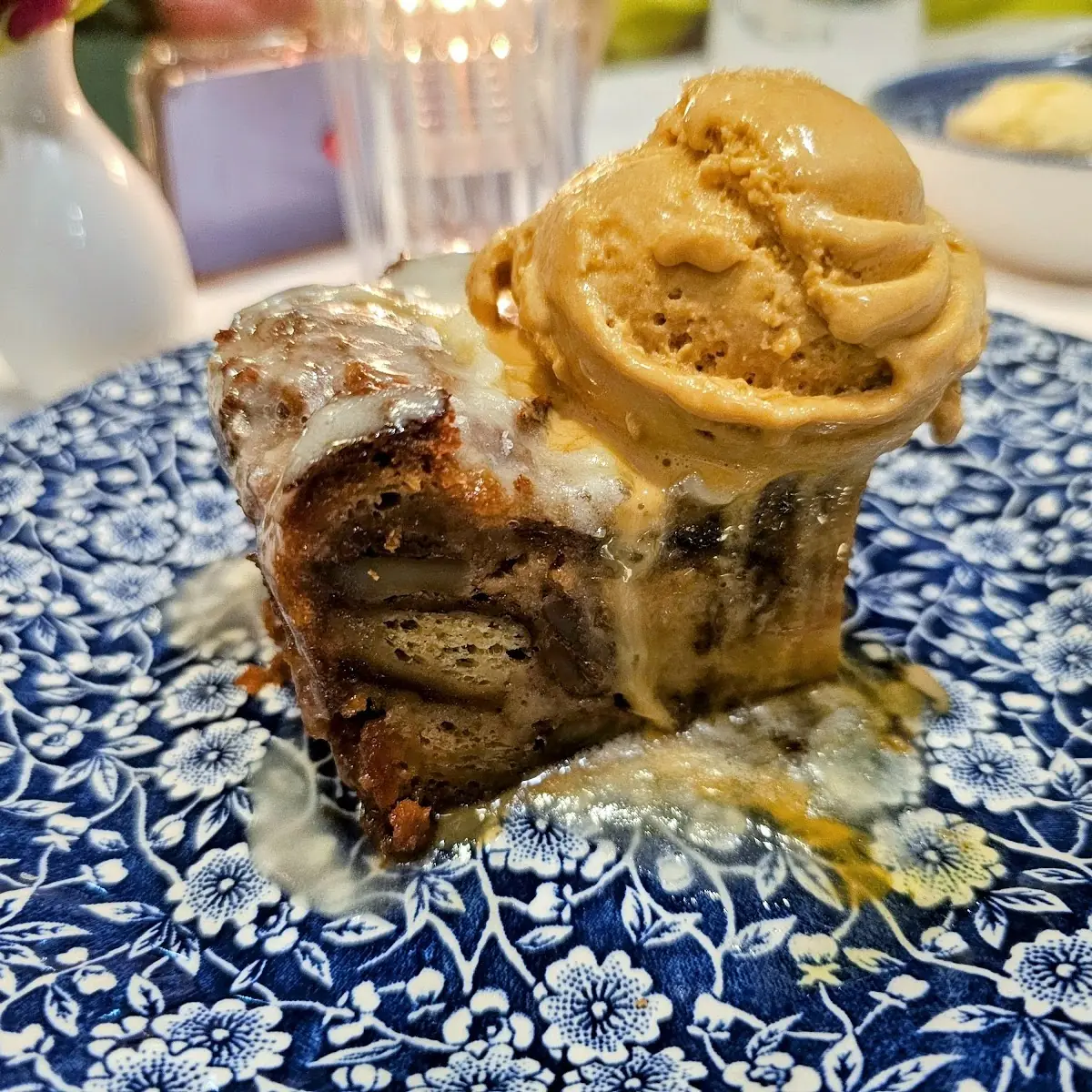 Bourbon Pecan Bread Pudding