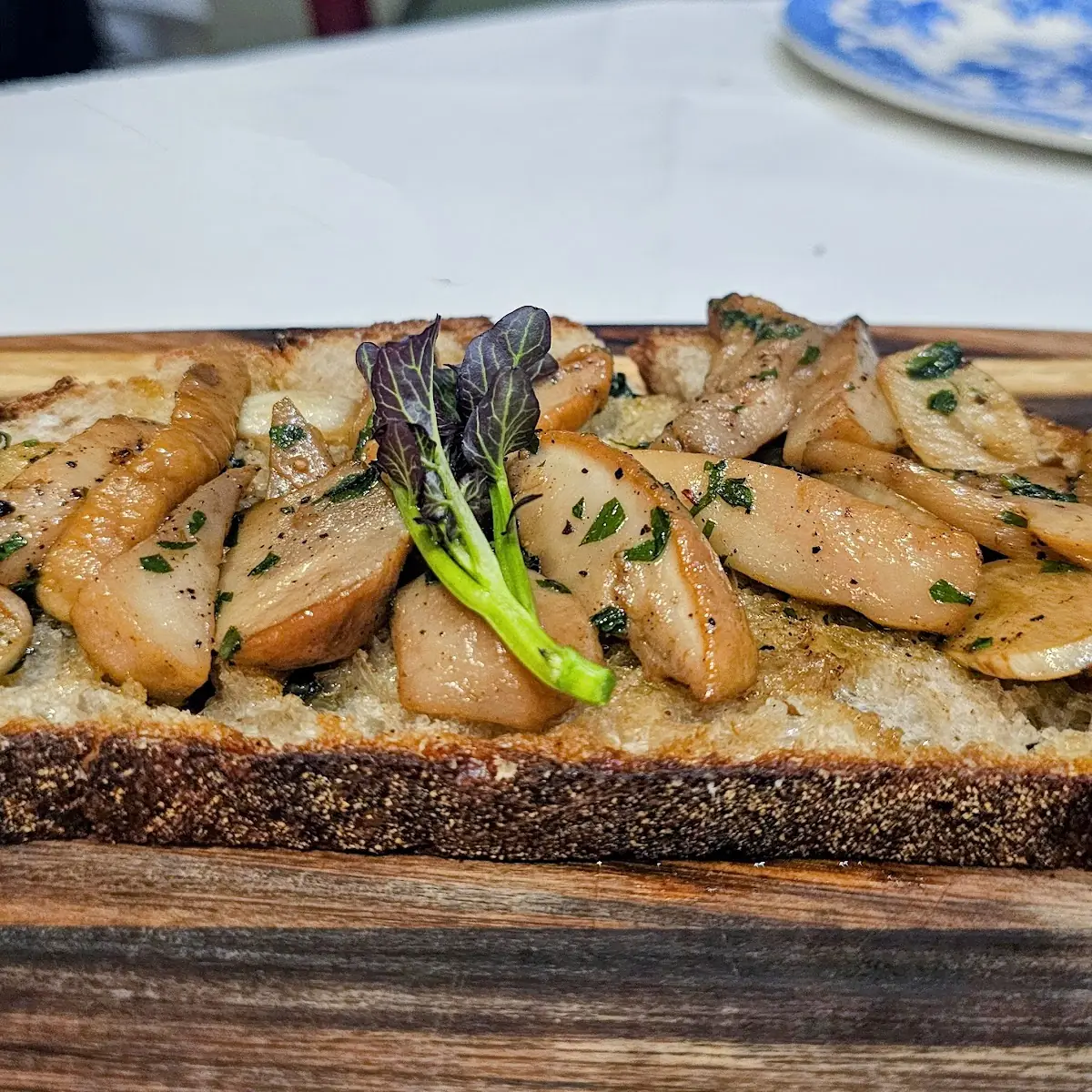 Porcini Mushroom Bruschetta