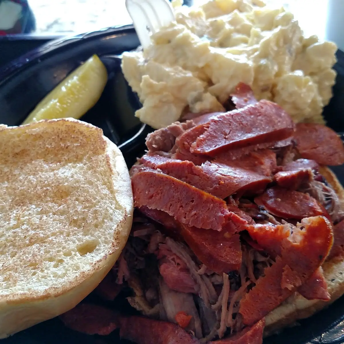 Chopped Brisket and Potato Salad