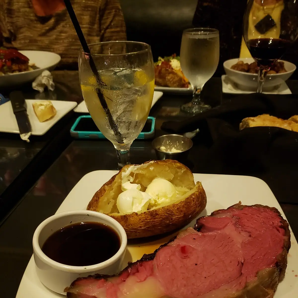 Open Face Prime Rib Sandwich