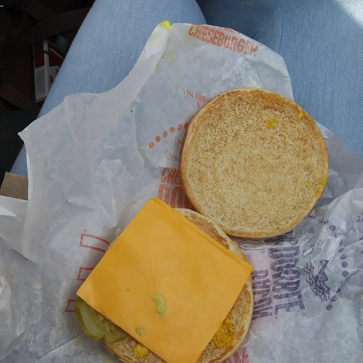 Burgerless Double Cheeseburger
