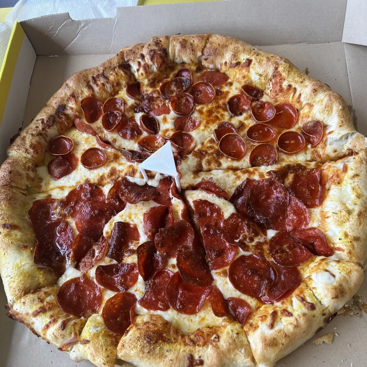 Stuffed Crust Pepperoni Pizza
