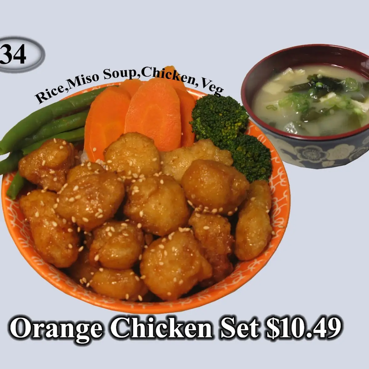 Orange Chicken Set