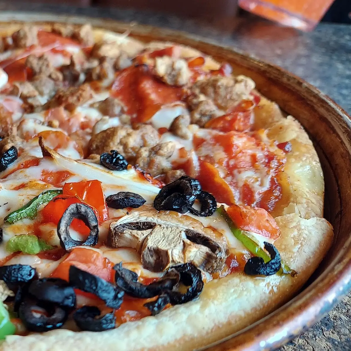 Meat Lovers Pizza Veggie Lover's Pizza Half and Half