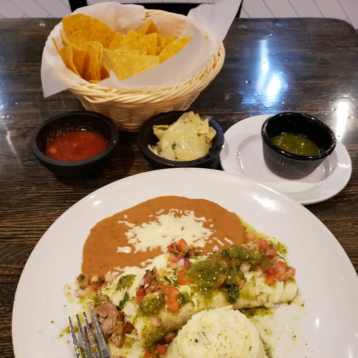 Chile Verde Burrito