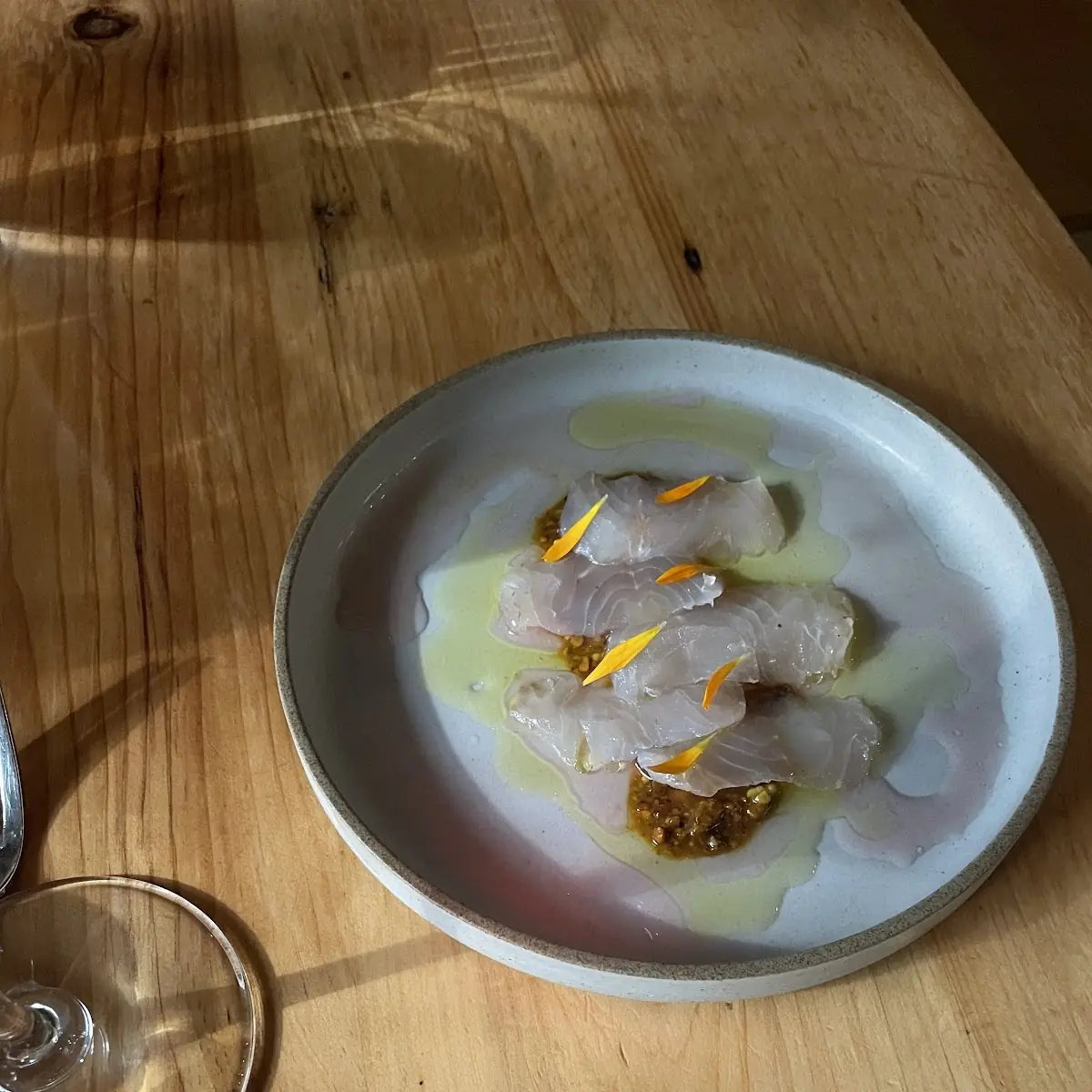 Black Bass Crudo