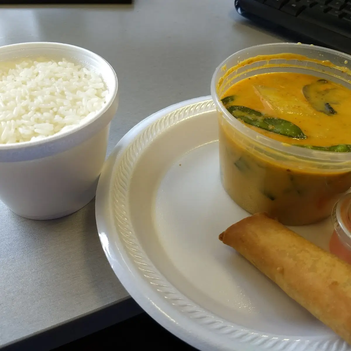 Gang Gai Curry and Spring Roll