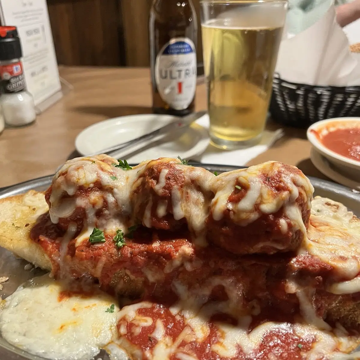 Chicken Parmesan Dinner Eggplant Parm