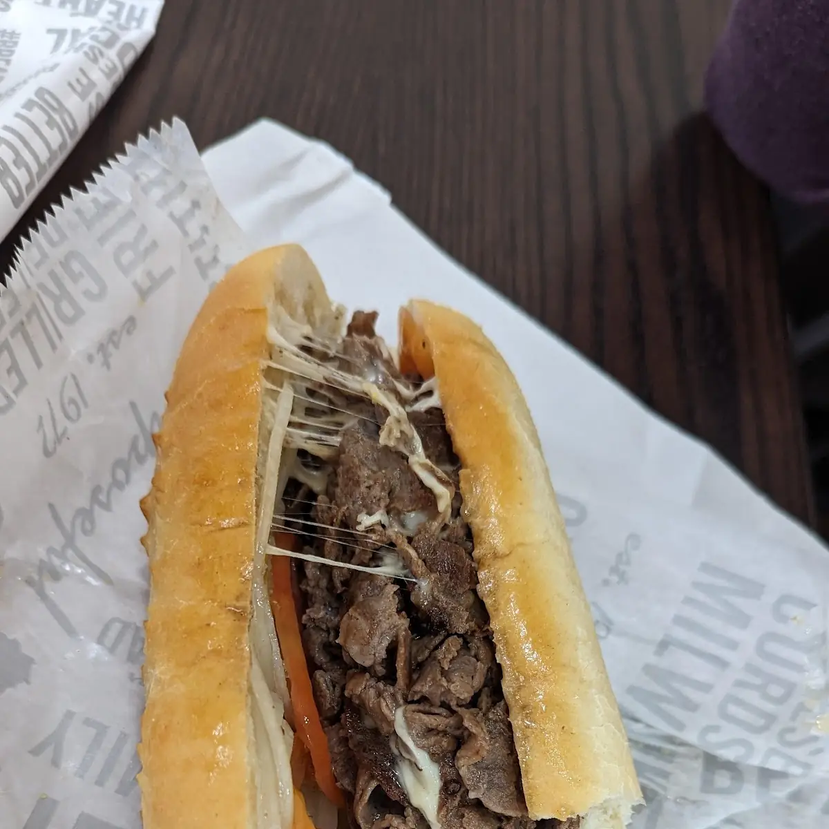 Philly Cheese Steak Sandwich