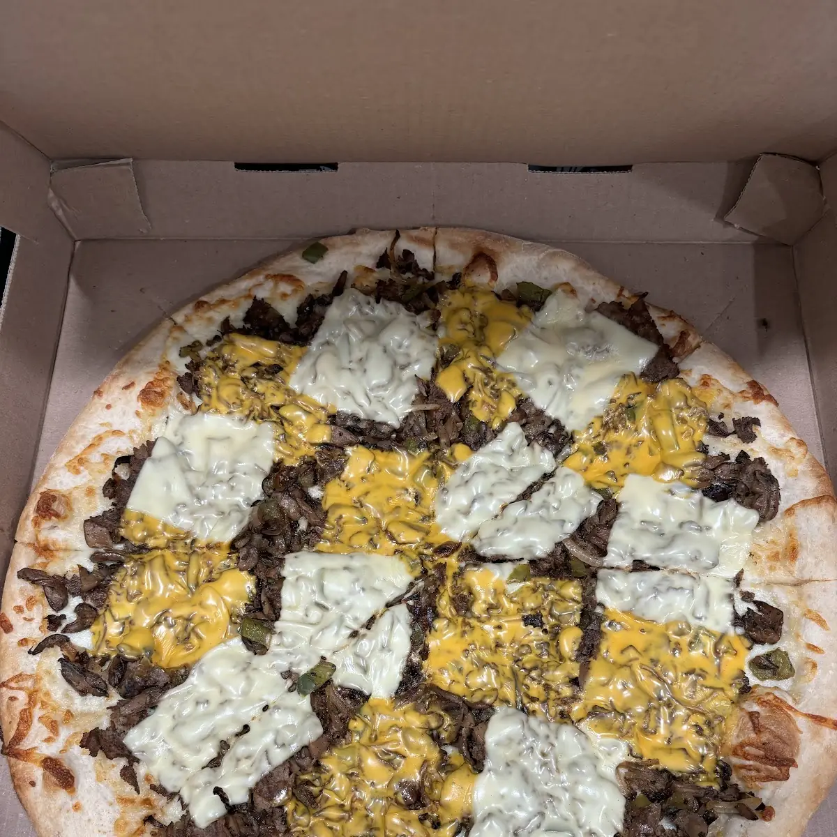 Philly Cheese Steak Pizza