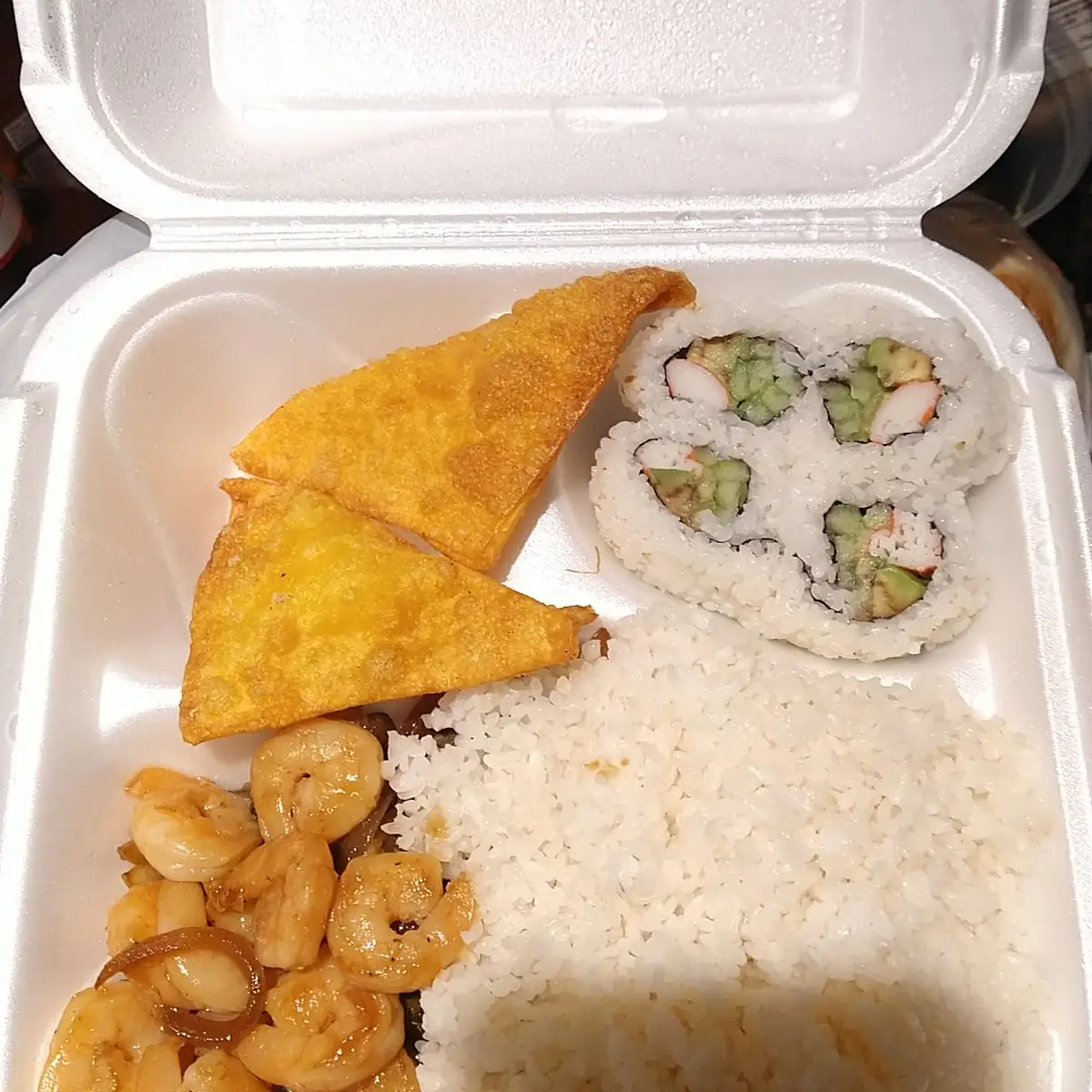 Teriyaki Shrimp Bento Box