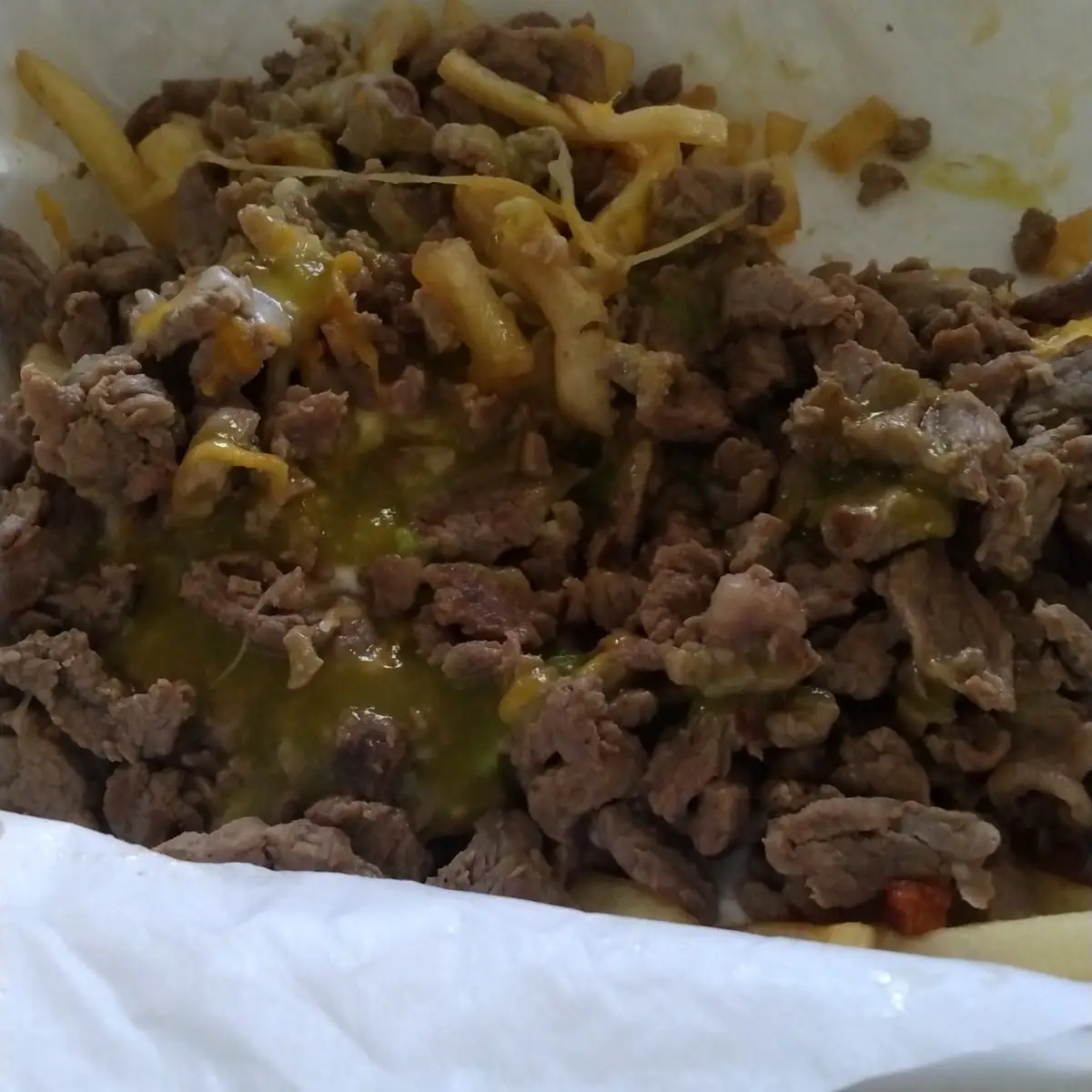 Carne Asada Fries with Cheese
