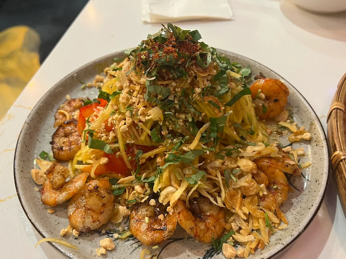 Mango Salad with Grilled Shrimp, Pho Anh Vu Vaughan