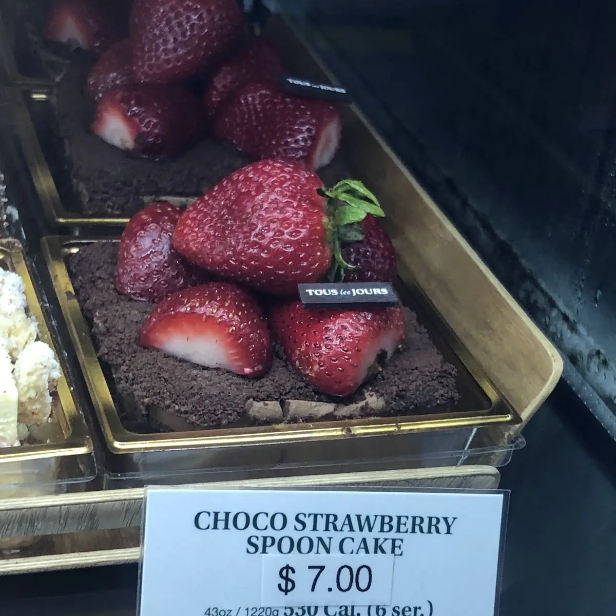Chocolate Strawberry Spoon Cake