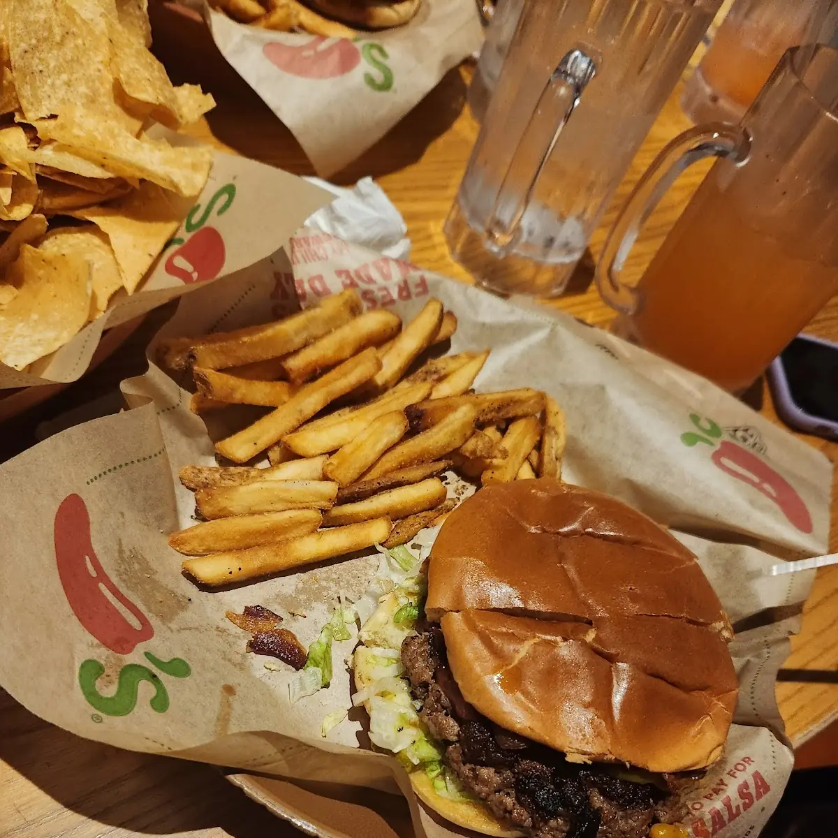 Burger and Fries
