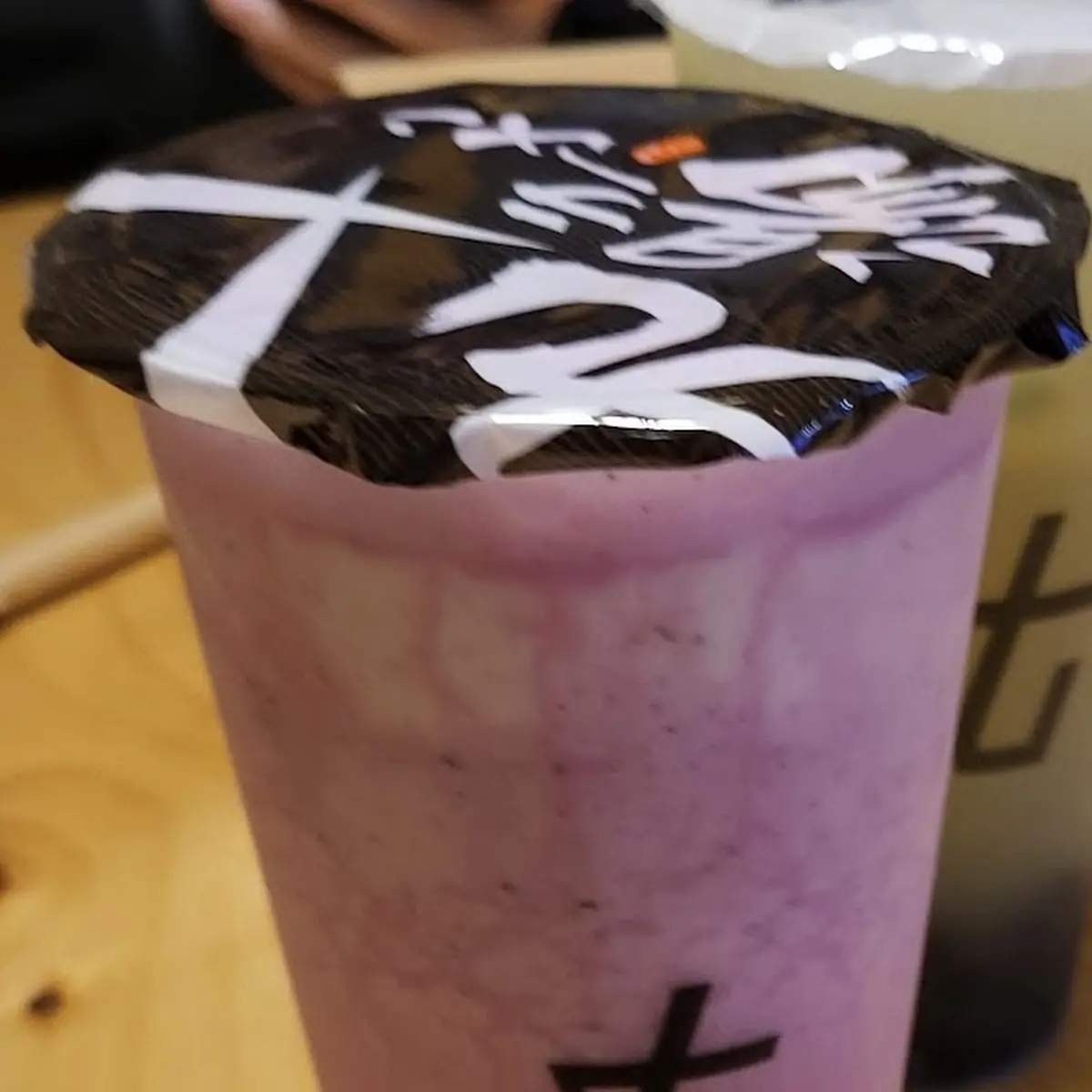 Dragon Fruit Tea with Milk Foam