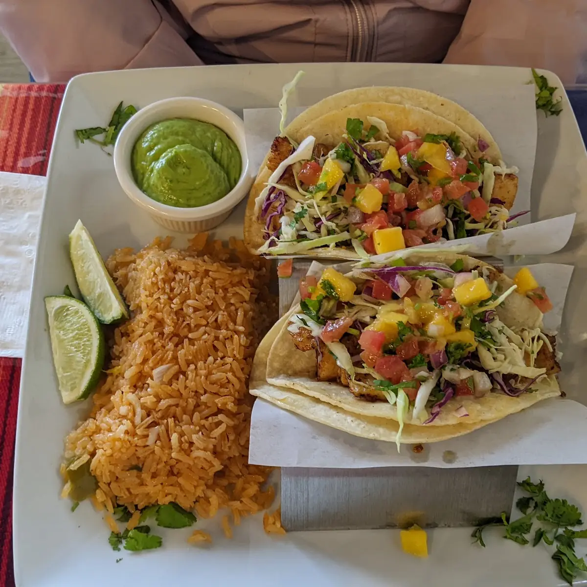 Fish Tacos Plate