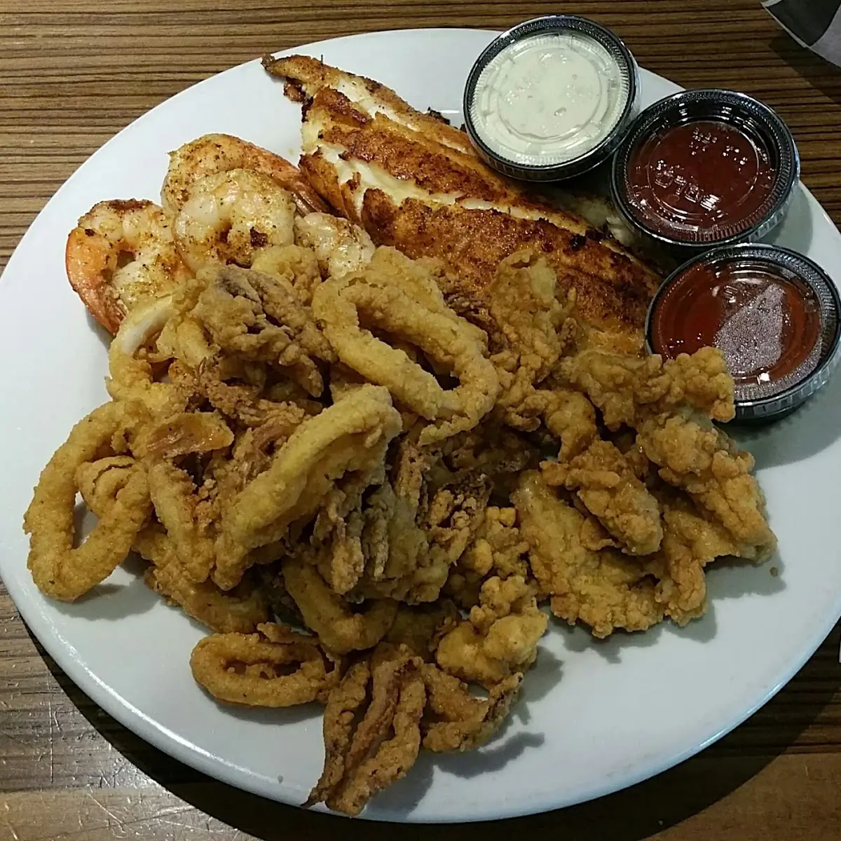 Grilled Shrimp and Grouper