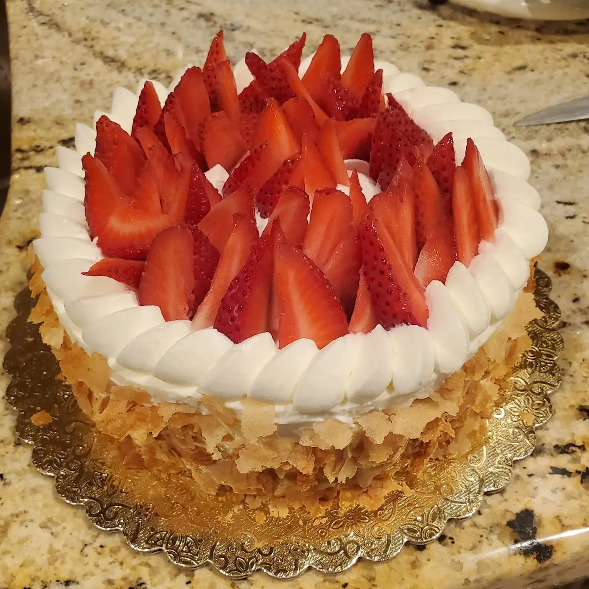 Strawberry Creme Cake