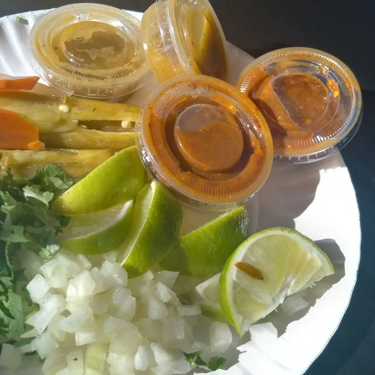 Salsa Limes Onion Cilantro