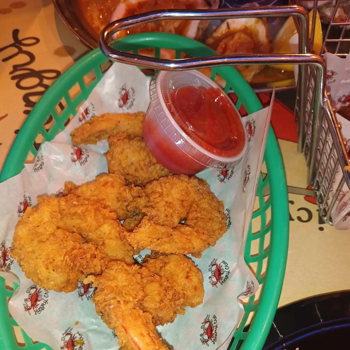 Fried Shrimp Basket 8