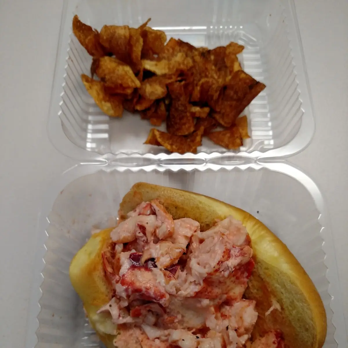 Lobster Roll and Chips