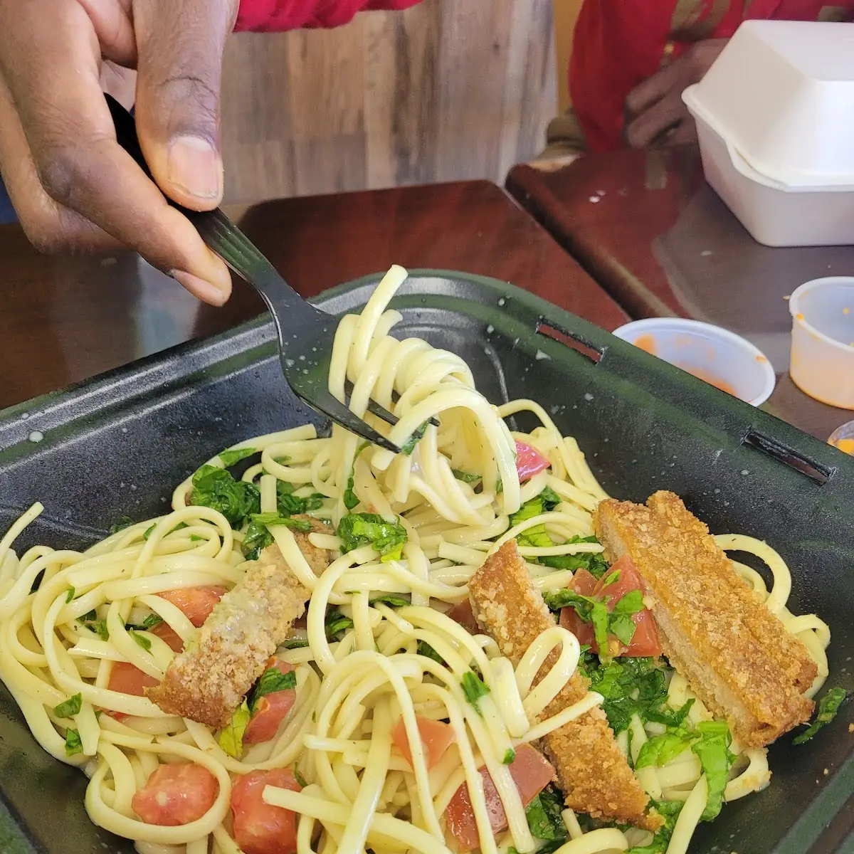 Vegan Chicken Alfredo
