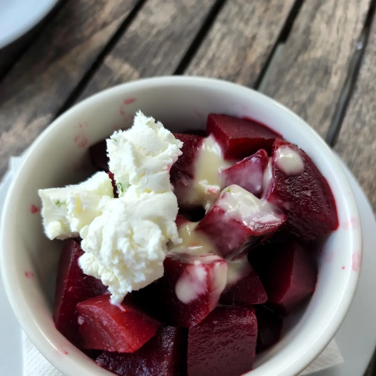 Roasted Beets & Goat Cheese