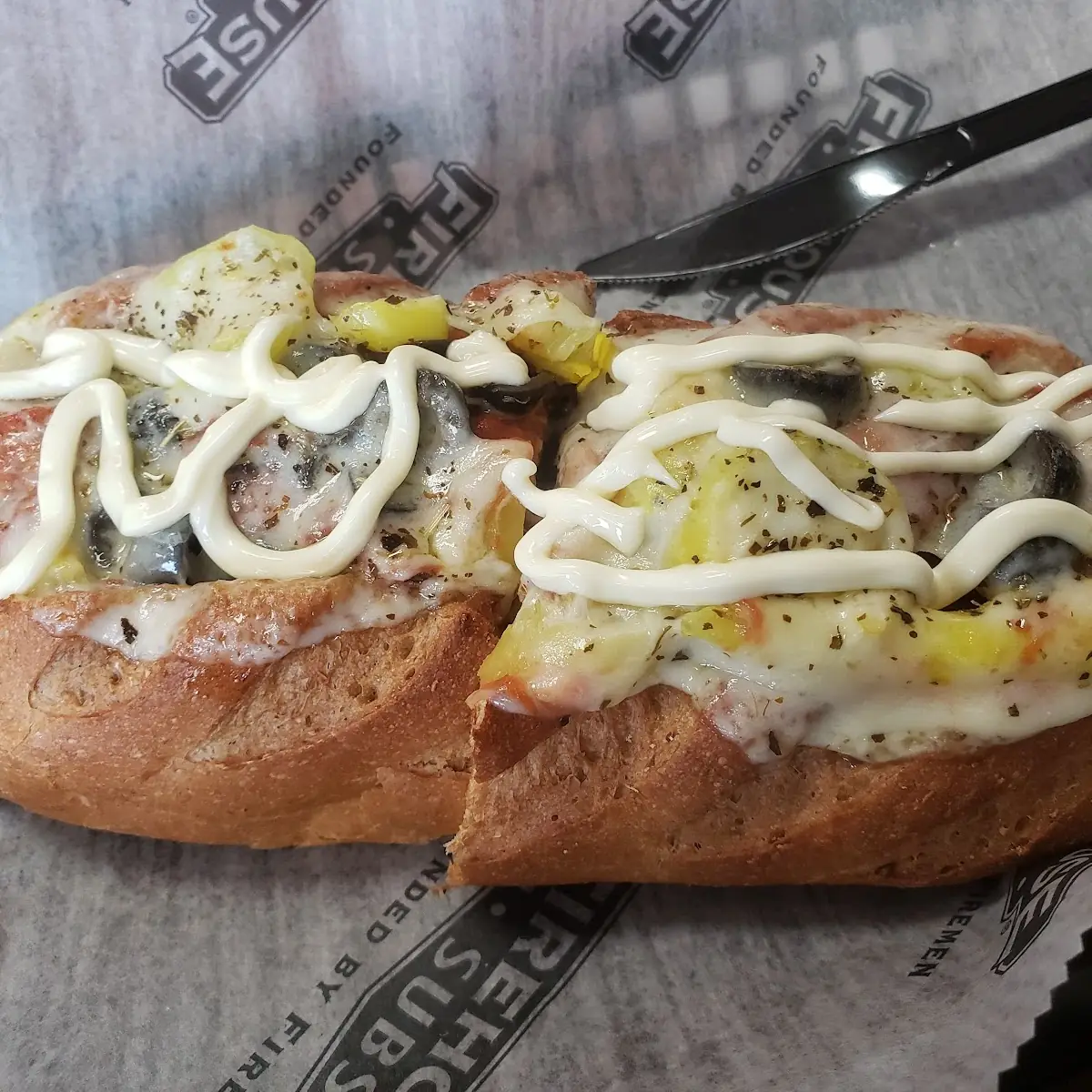 Meatball Sandwich Add Black Olive & Pepperoncini