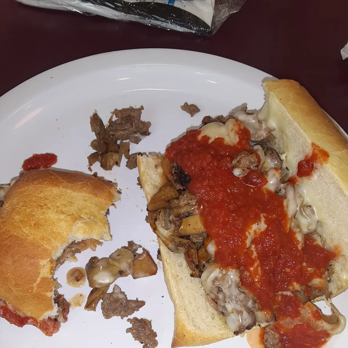 Philly Cheese Steak with Mushrooms